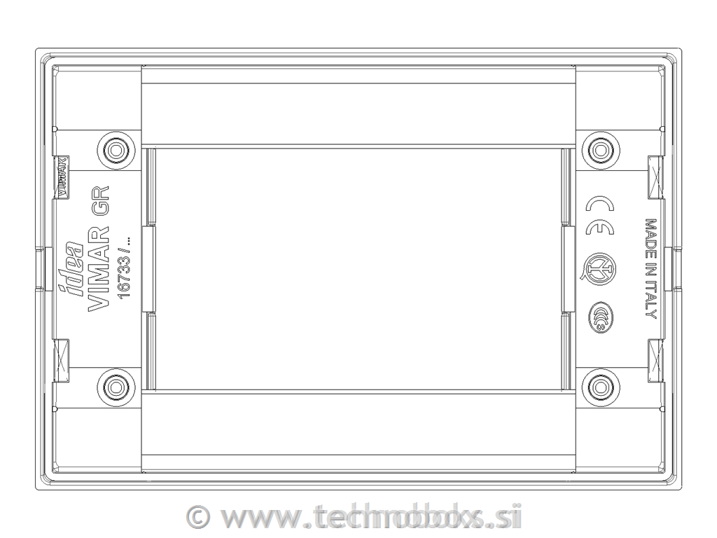 Okrasni okvir 3M metal titanium 16733.24
