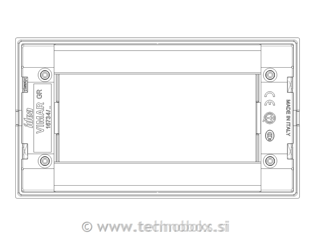 Okrasni okvir 4M metal zlat 16734.33