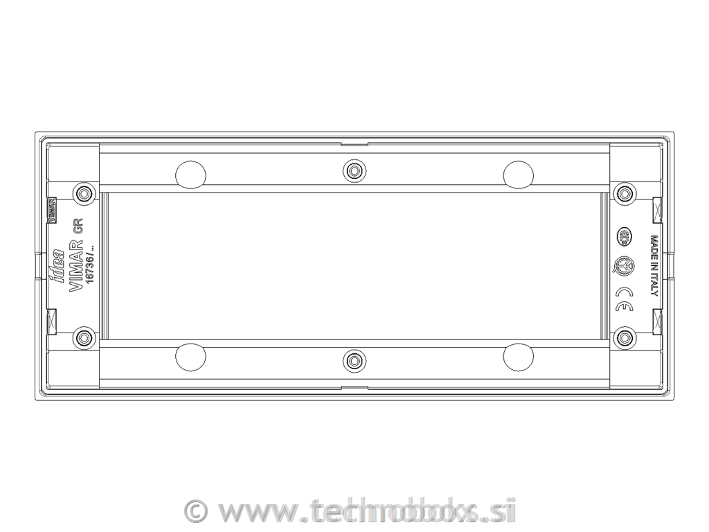 Okrasni okvir 6M metal mat zlat 16736.33