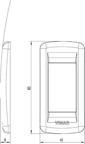 Okrasni okvir 1M ron. brušen ni 16783.34