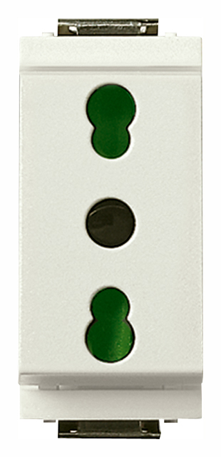 Vtičnica euro 16A bela 17033.B