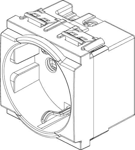 Vtičnica 2M fi 60 17039.B