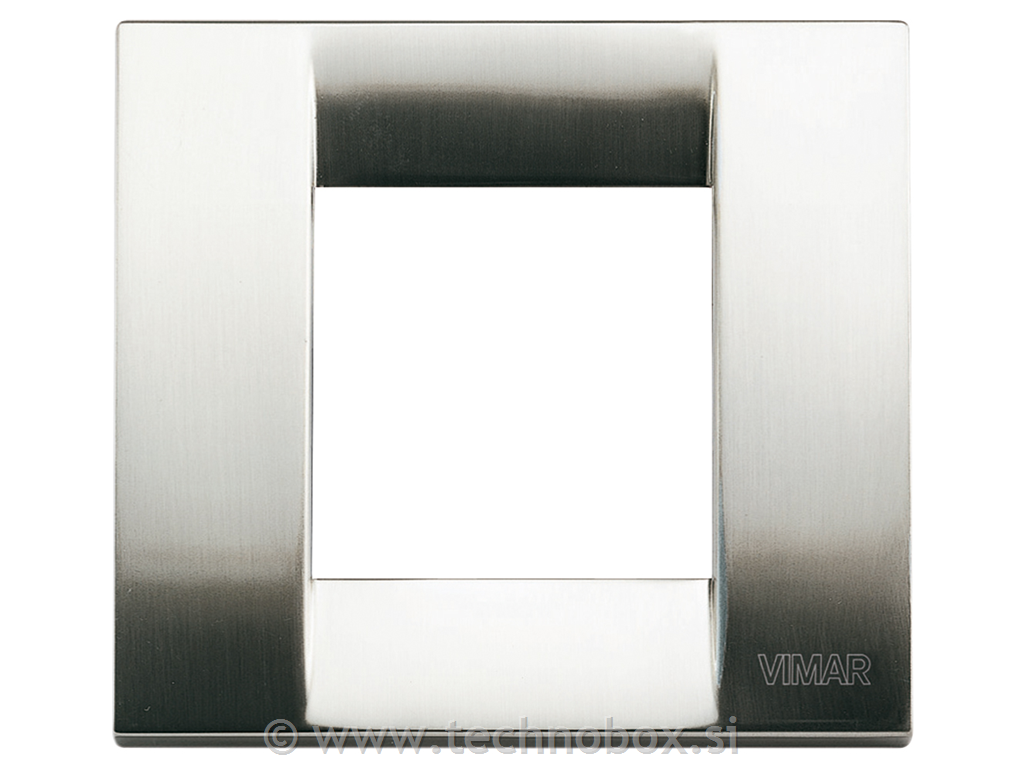 Okrasni okvir 2M brušen nikel 17092.34