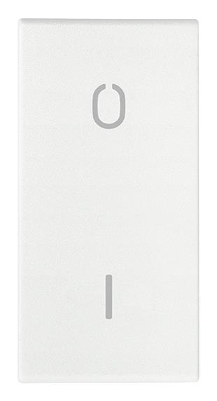 Tipka stika1M simbol I-0 bela 19021.99.B