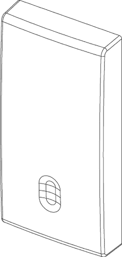 Tipka stikala 1M bela 19021.B