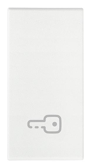 Tipka 1M simbol ključ bela