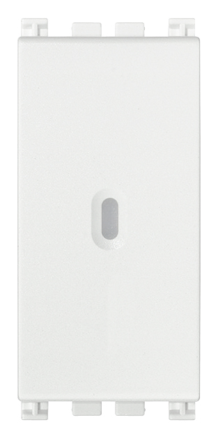 Stikalo križno aksialno 1M belo 19113.B