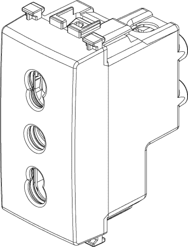 Vtičnica euro 1M 19203.B