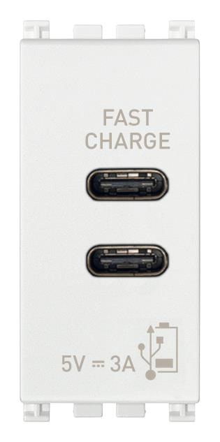 Vtičnica USB 3A 1M C+C 5V bel