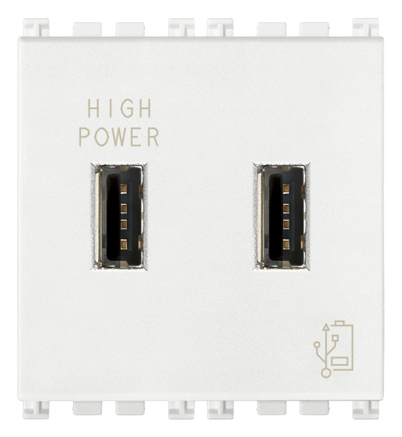 Vtičnica USB 2M 2x2,1A 19295.B