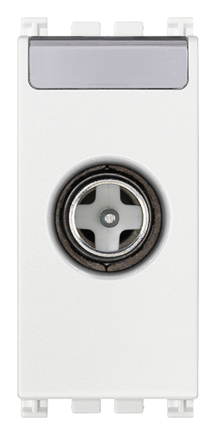 Vtičnica TV končna bela 19300.01.B