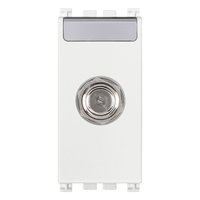 Vtičnica koax F tip 1M bela 19318.B