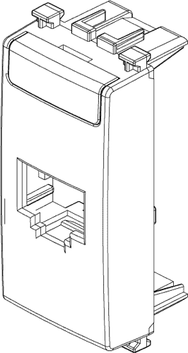 Adapter RJ45 ARKE siva
