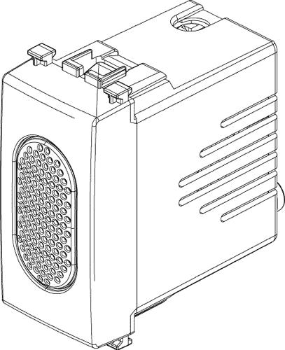 Brenčač 230V 1M bel 19378.B