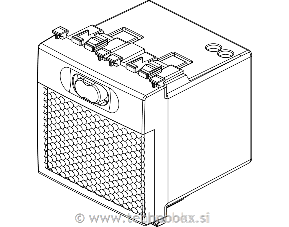 Svetilka LED nastavljiv kot 230V 2M bela