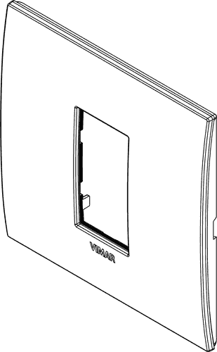 Okrasni okvir 1M titan mat 19641.04