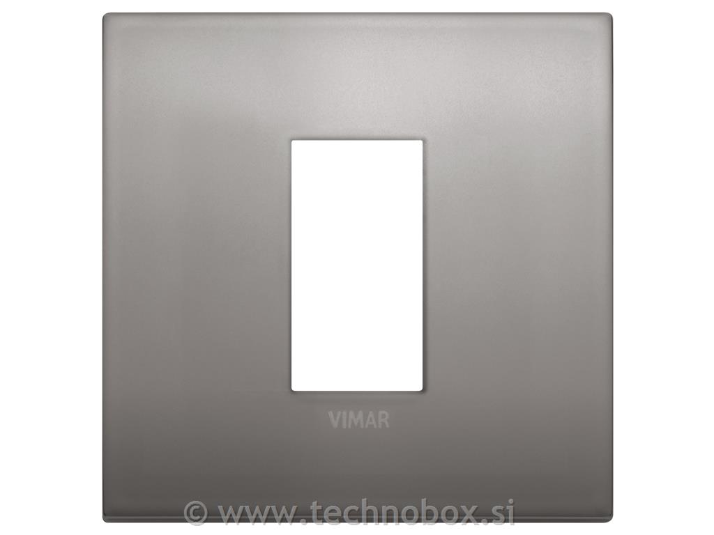 Okrasni okvir 1M Black nickel 19641.10