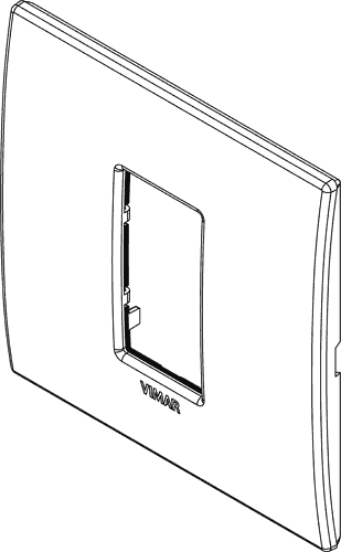 Okrasni okvir 1M aluminij lava 19641.16