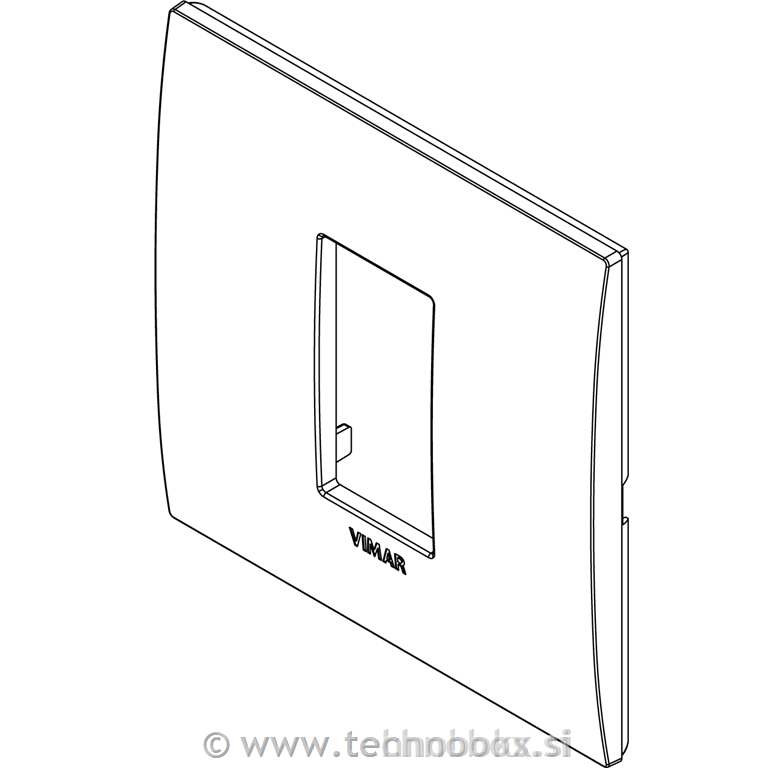 Okrasni okvir 1M Mat silver 19641.79