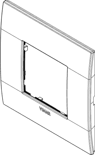 Okrasni okvir 2M srebrn 19642.03