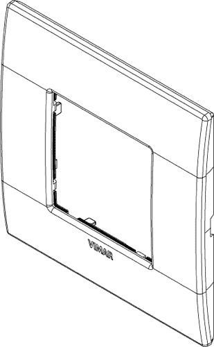 Okrasni okvir 2M aluminij 19642.15