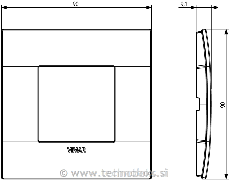 Okrasni okvir 2M Marine blue 19642.64