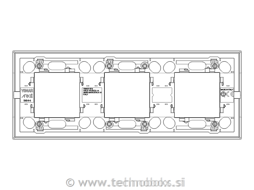Okras.okvir 6M(2+2+2)kovinski metal mat.