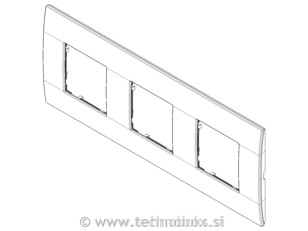 Okras.okvir 6M(2+2+2)kovinski metal mat.