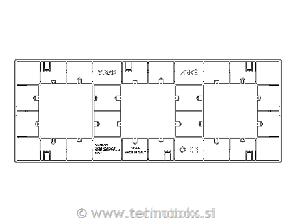 Okrasni okvi.3X2M Techno metal 21644.80