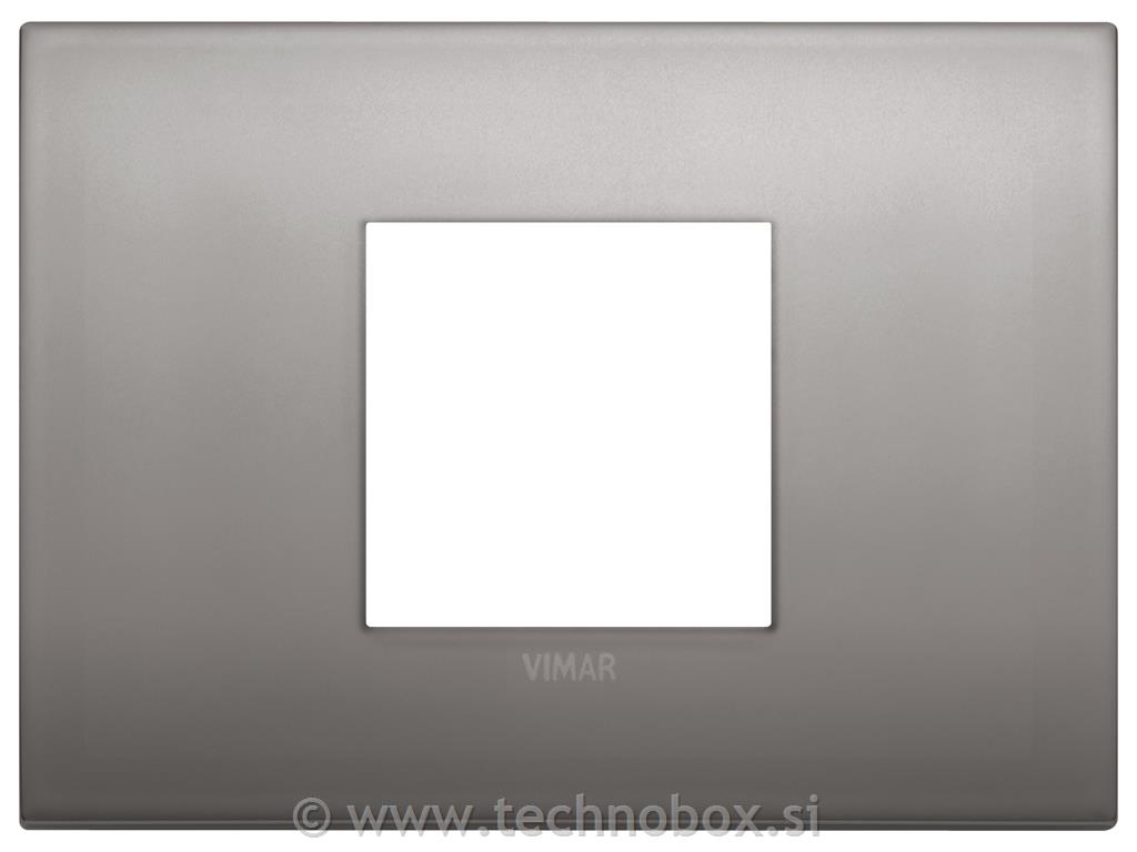 Okrasni okvir 2/3M črn nikel 19652.10