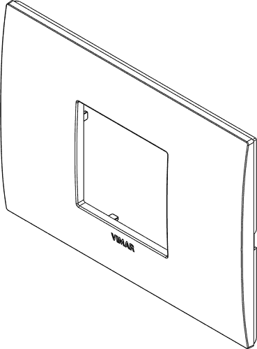 Okrasni okvir 2/3M mat srebrna 19652.79