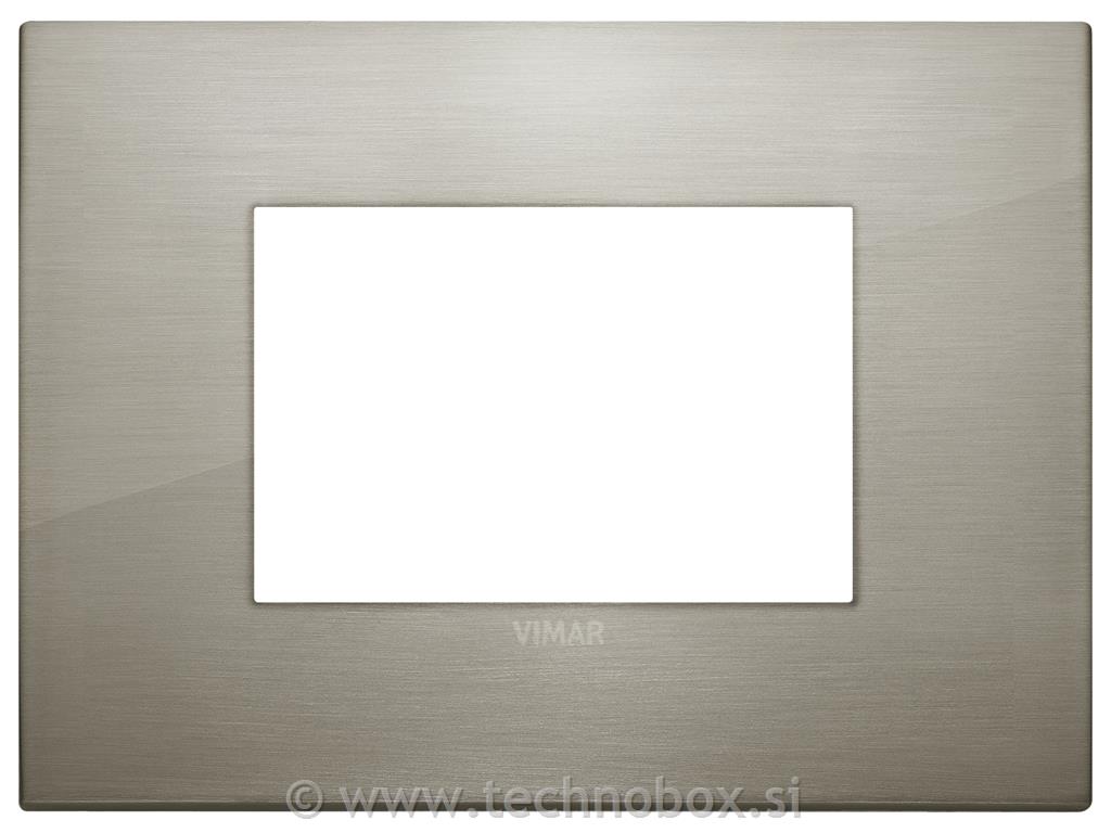 Okrasni okvir 3M brušen inox 19653.08