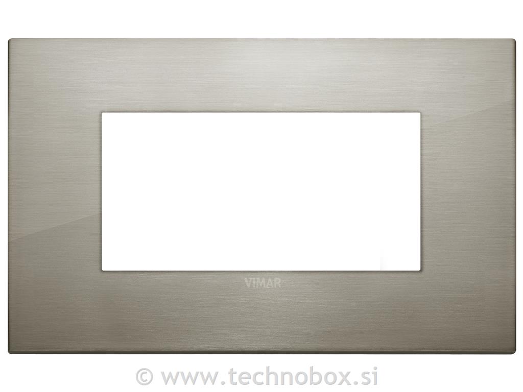 Okrasni okvir 4M Brušen inox 19654.08