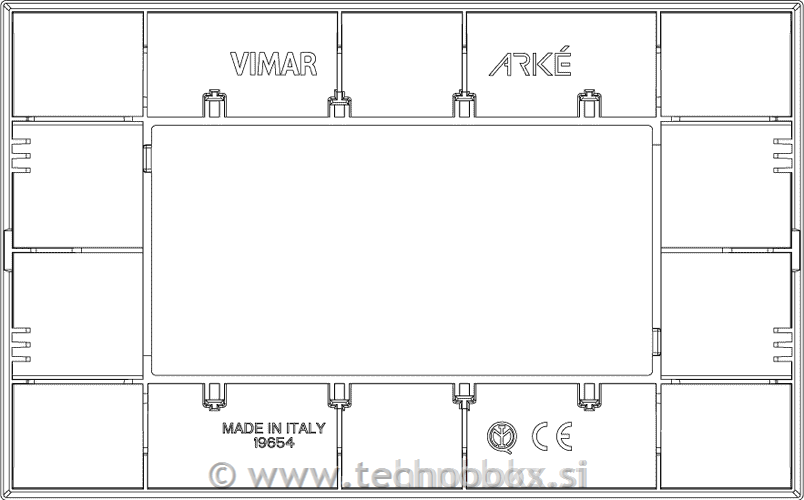 Okrasni okvir 4M Mat blue 19654.76