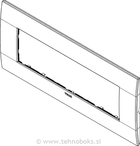 Okrasni okvir 7M polar bela 19657.06
