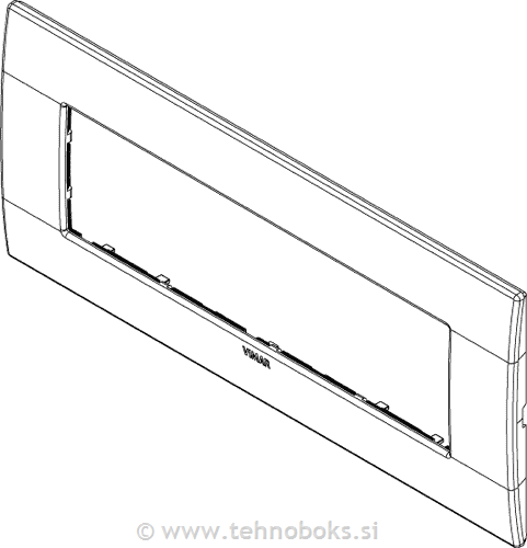 Okrasni okvir 7M aluminij 19657.15