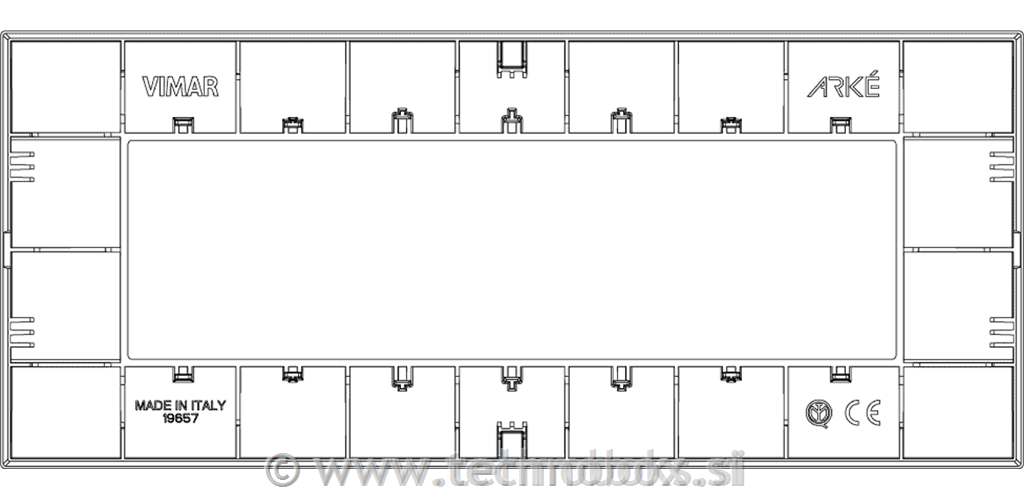 Okrasni okvir 7M Mat blue 19657.76