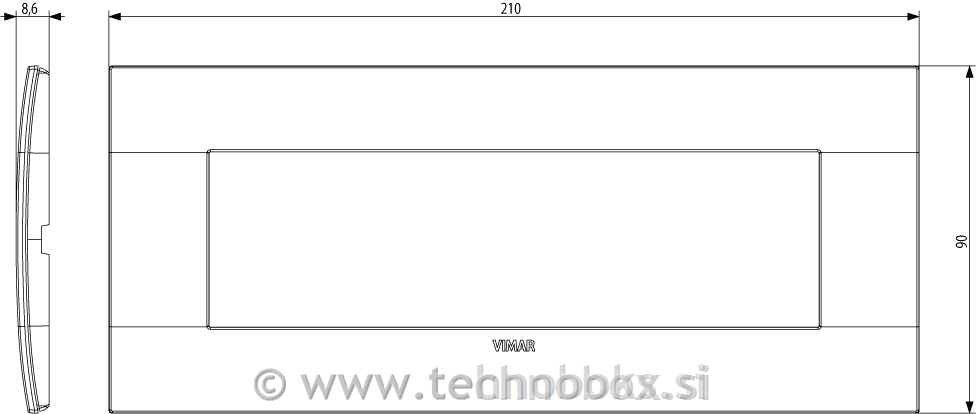 Okrasni okvir 7M Polar total look