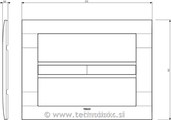 Okrasni okvir 14M Grey 19660.72