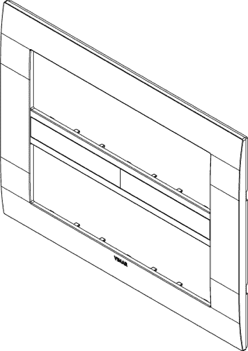 Okrasni okvir 14M bel 19660.74