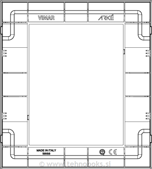 Okvir classic 8M tehpol BK
