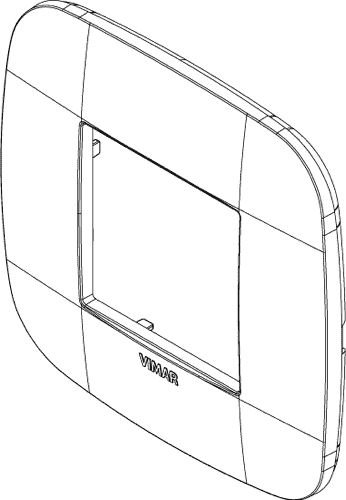 Okrasni okvir 2M mat siva 19672.82