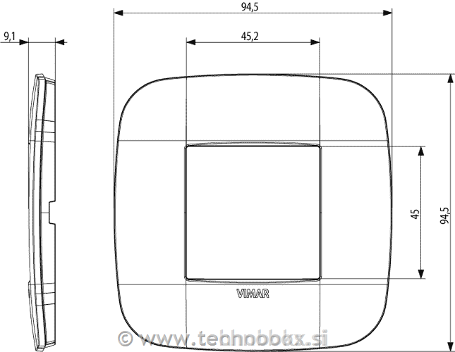 Okrasni okvir 2M Ghaccio R 19672.B66