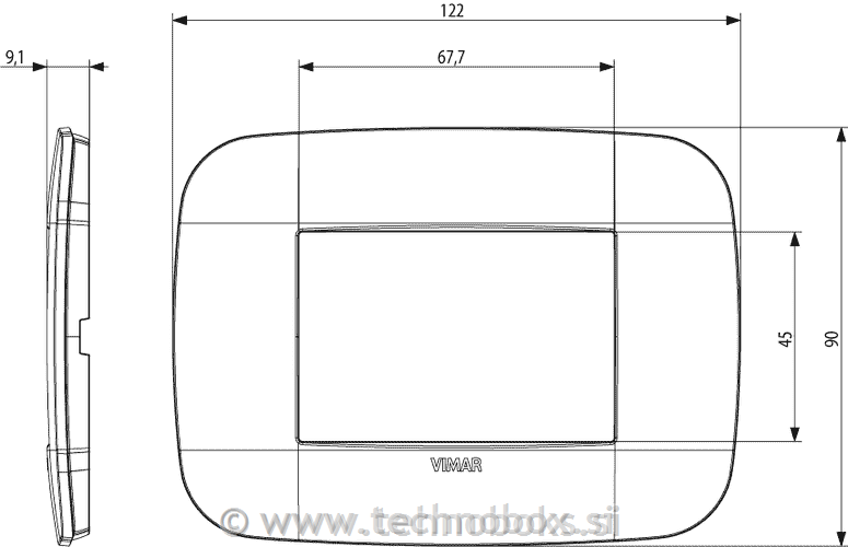 Okra. okvir 3M Caramel R 19683.62