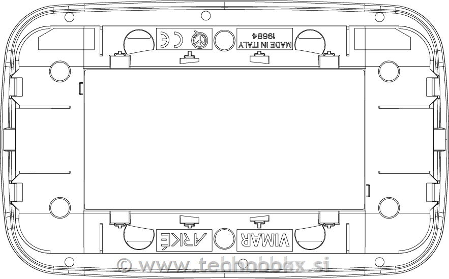 Okrasni okvir 4M Walnut 19684.51