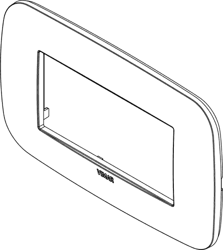 Okrasni okvir 4M techn.siv 19684.82 rond