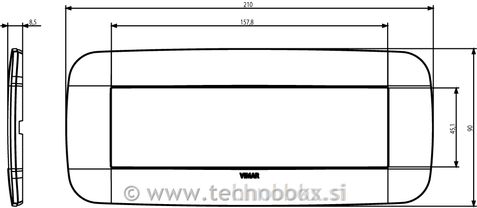 Okrasni okvir 7M Walnut 19687.51