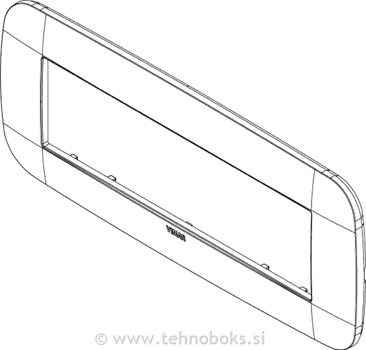 Okrasni okvir 7M techn.siv 19687.82 rond