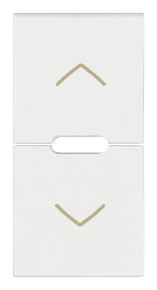 Tipka 1M dvojna za zatemnilnik bela