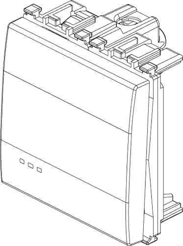 Stikalo navadno 2M belo 20001.2.B